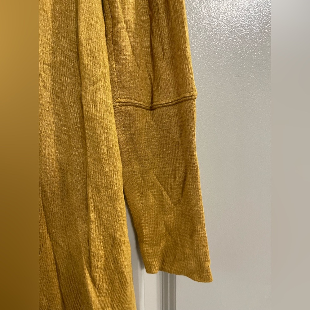 Free People Mustard Textured Dress - Picture 2 of 6